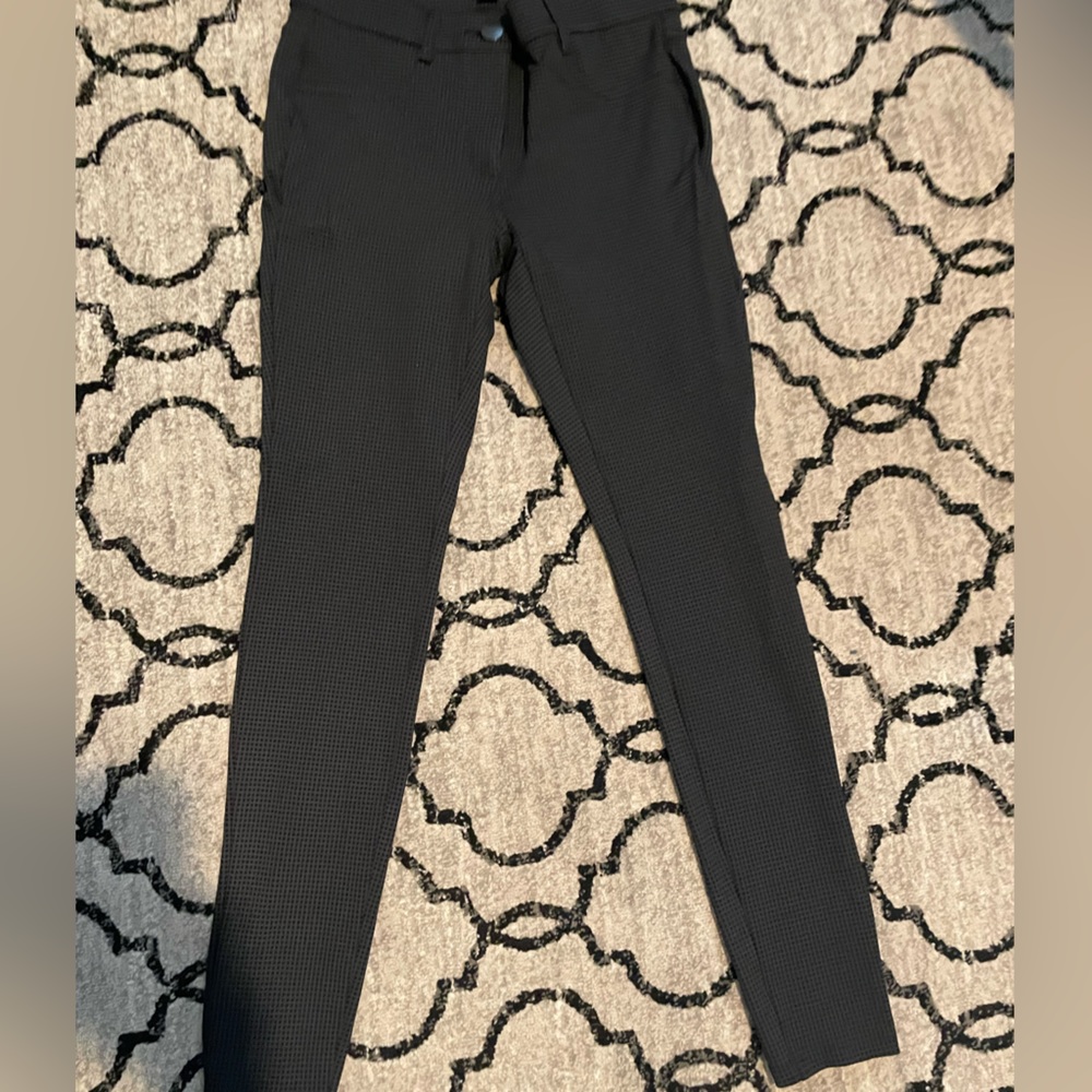 Loft blue/black  skinny dress pants size 2